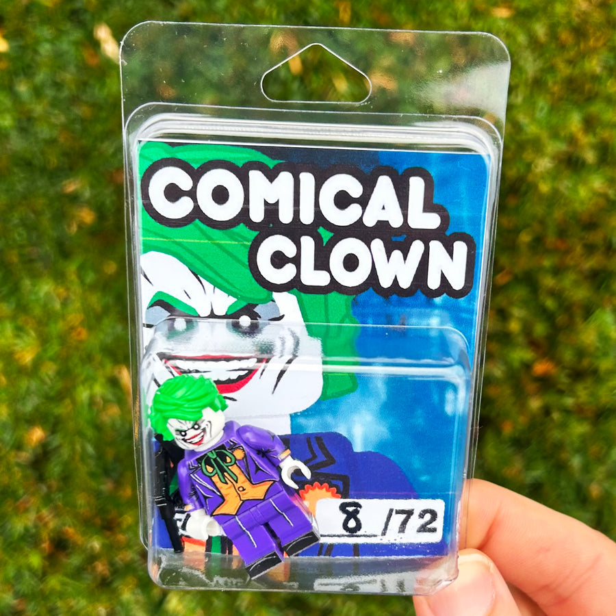 Comical Clown - LIMITED EDITION 1/72 – custom LEGO-compatible minifigure item by BrickTactical, alternate view