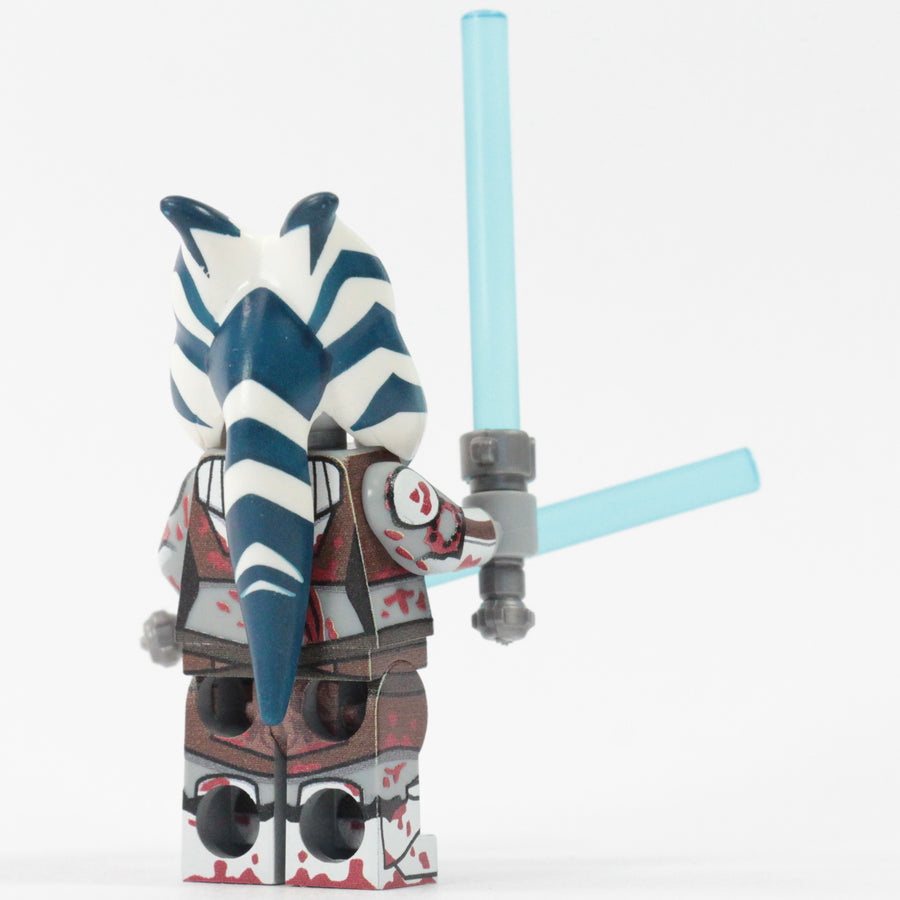 Zombie Padawan – custom LEGO-compatible minifigure item by BrickTactical, alternate view
