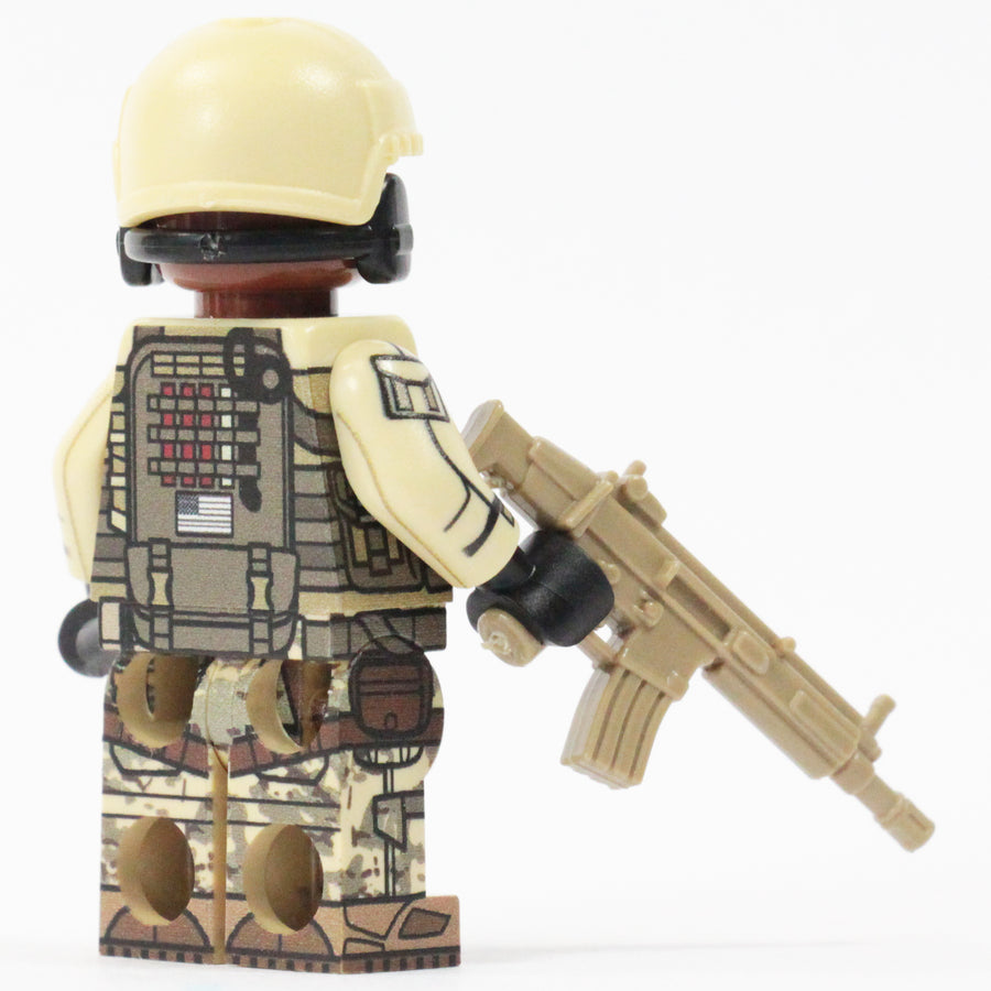 BrickTactical Custom LEGO Minifigure American Assault V4 view 2