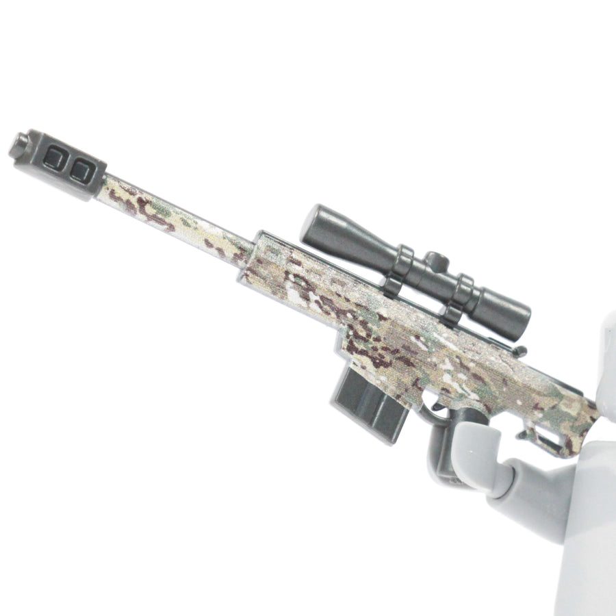 Multicam Camo Printed Sniper – custom LEGO-compatible minifigure item by BrickTactical