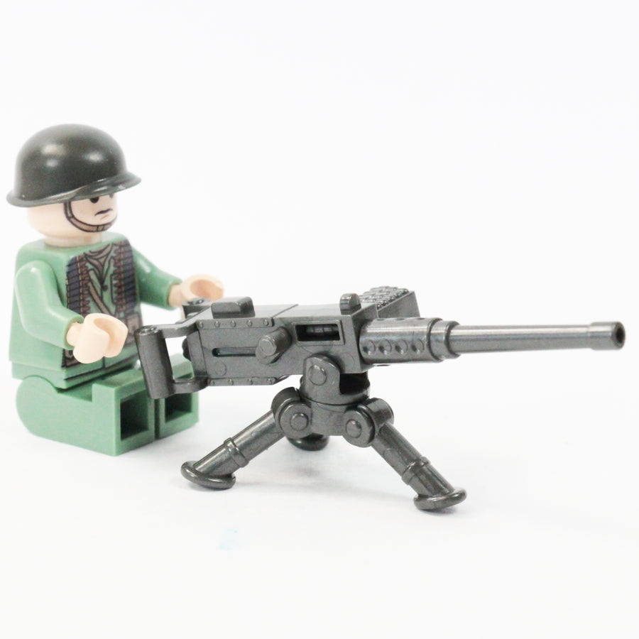 WW2 American Heavy Gunner – custom LEGO-compatible minifigure item by BrickTactical