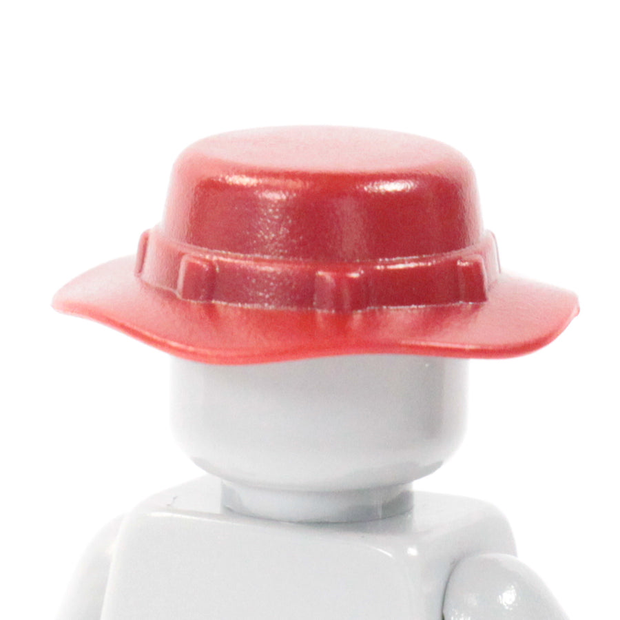 BrickTactical Custom LEGO Boonie Hat Dark Red