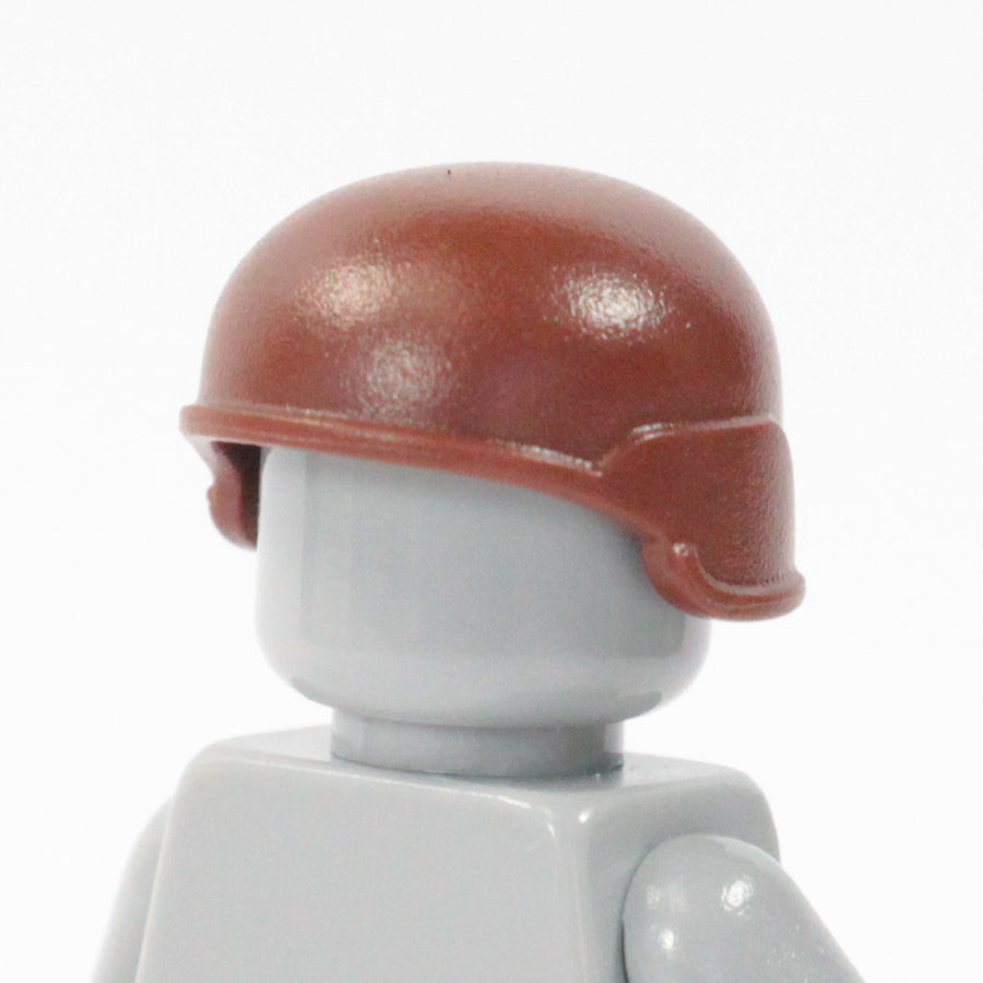 BrickTactical Custom LEGO Ballistic Helmet Reddish Brown