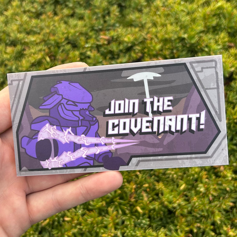 Join the Covenant Billboard Tile – custom LEGO-compatible minifigure item by BrickTactical