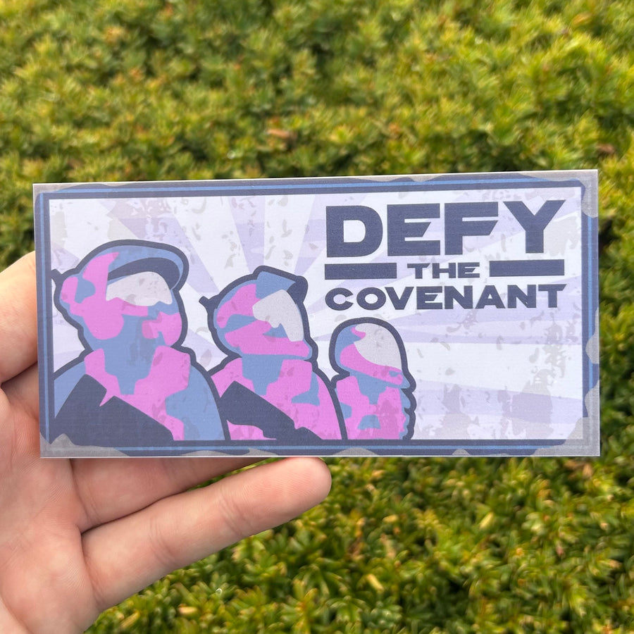 Defy Billboard Tile – custom LEGO-compatible minifigure item by BrickTactical