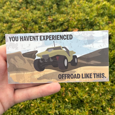 Offroad Like This Billboard Tile – custom LEGO-compatible minifigure item by BrickTactical