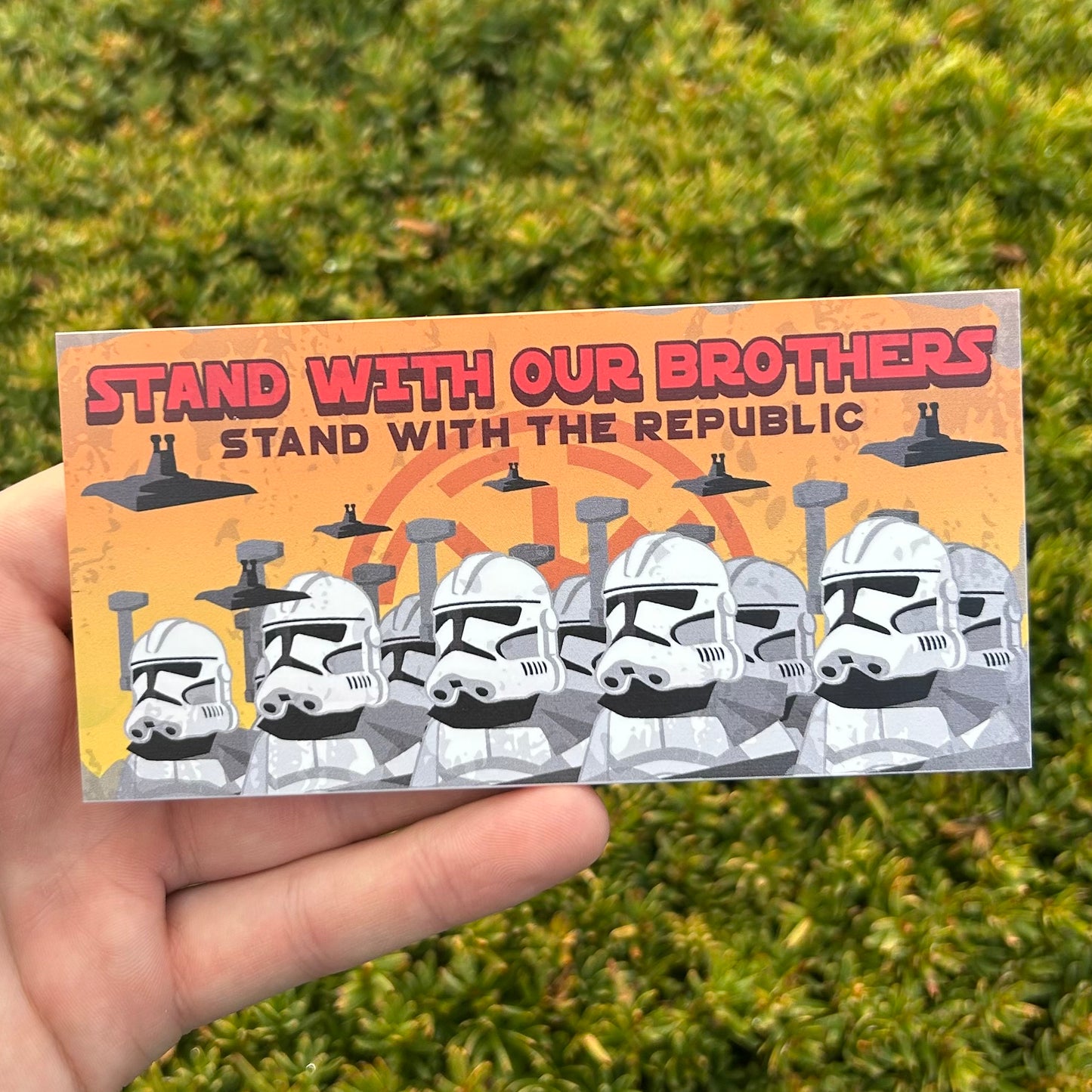 Stand with our Brother Billboard Tile