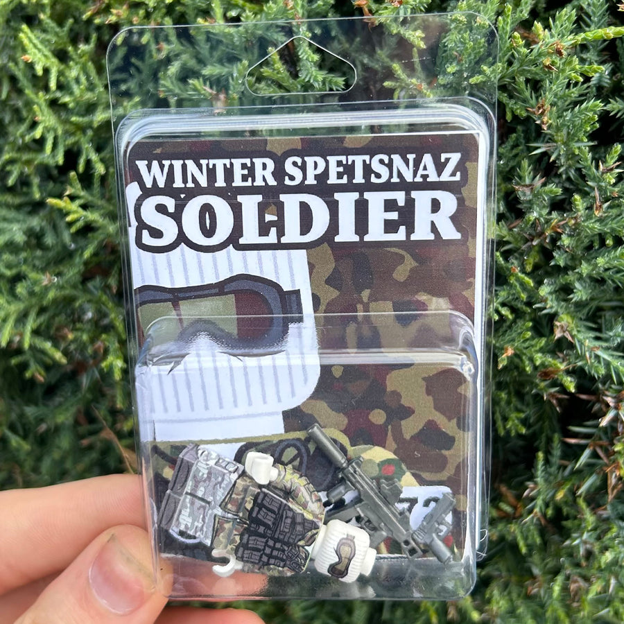 Winter Spetsnaz Soldier - LIMITED EDITION 1/72 – custom LEGO-compatible minifigure item by BrickTactical, alternate view