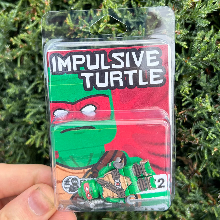 Impulsive Turtle - LIMITED EDITION 1/72 – custom LEGO-compatible minifigure item by BrickTactical, alternate view