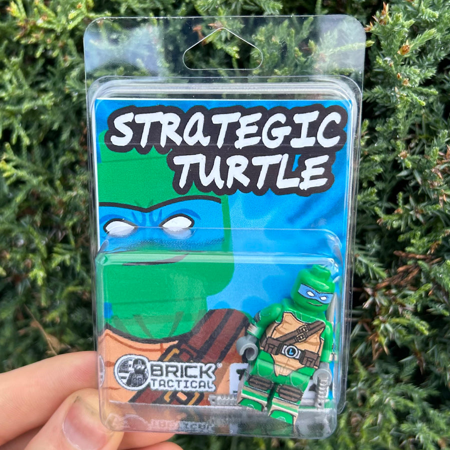 Strategic Turtle - LIMITED EDITION 1/72 – custom LEGO-compatible minifigure item by BrickTactical, alternate view
