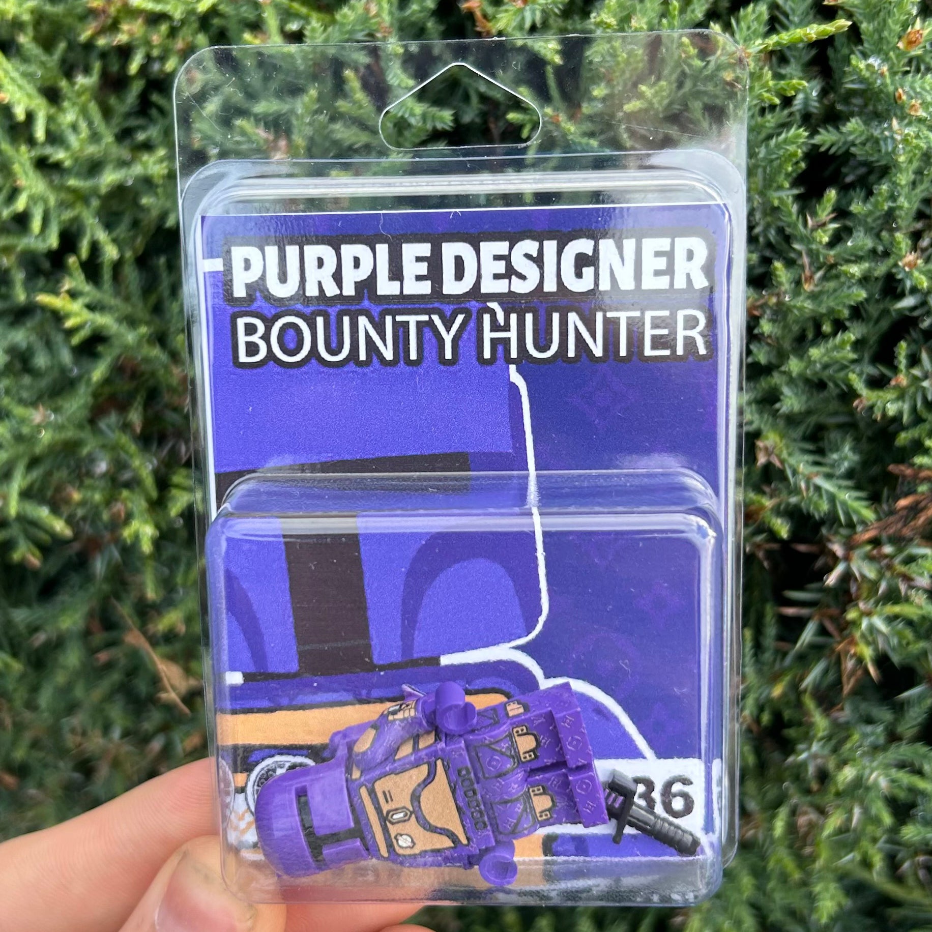 Purple Designer Bounty Hunter - LIMITED EDITION 1/36 – BrickTactical