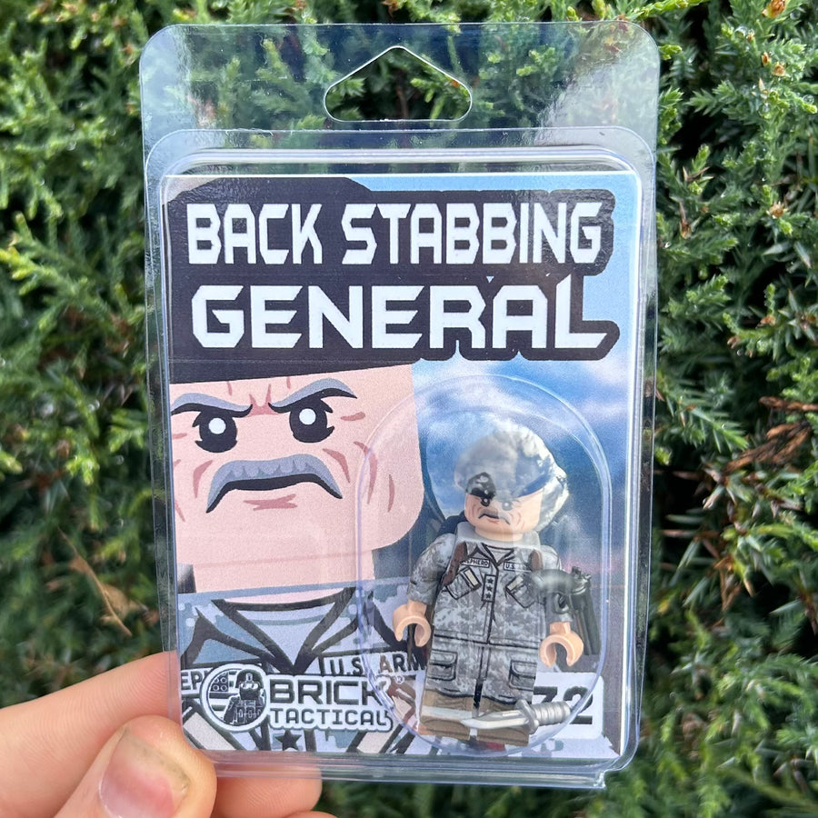 BrickTactical Custom LEGO Minifigure Backstabbing General Limited Edition 1/72 view 2
