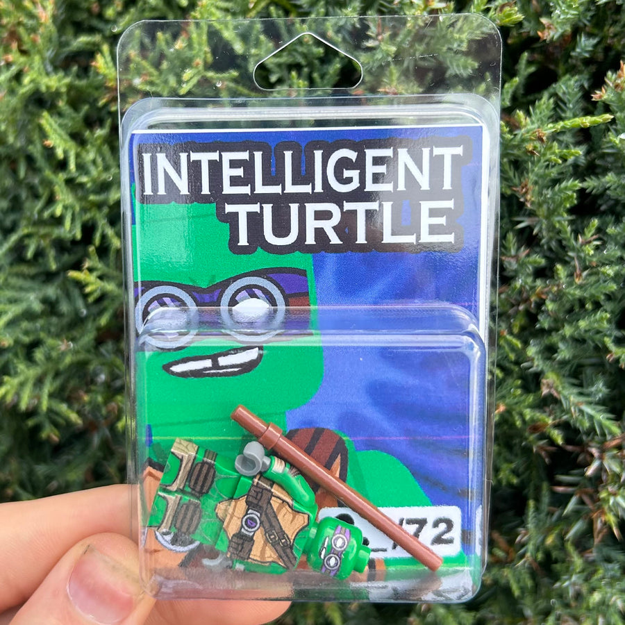 Intelligent Turtle - LIMITED EDITION 1/72 – custom LEGO-compatible minifigure item by BrickTactical, alternate view