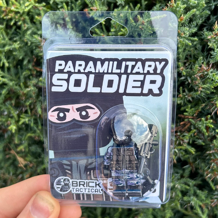 Paramilitary Soldier - LIMITED EDITION 1/72 – custom LEGO-compatible minifigure item by BrickTactical, alternate view