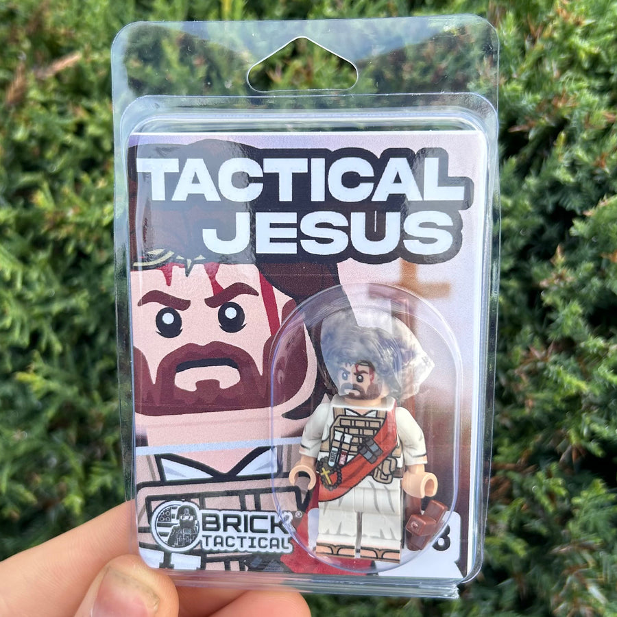 Tactical Jesus - LIMITED EDITION 1/108 – custom LEGO-compatible minifigure item by BrickTactical, alternate view