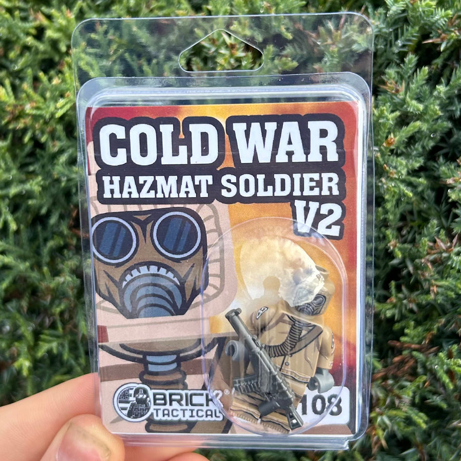 Cold War Hazmat Soldier V2 - LIMITED EDITION 1/108 – custom LEGO-compatible minifigure item by BrickTactical, alternate view