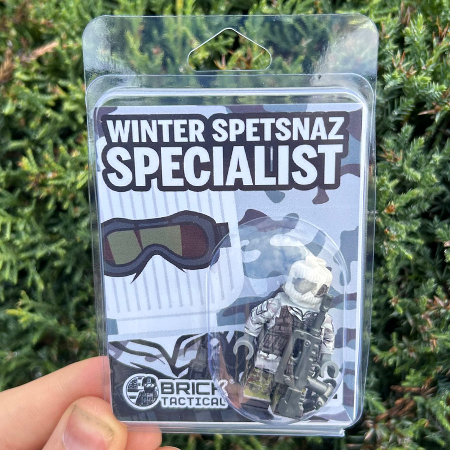 Winter Spetsnaz Specialist - LIMITED EDITION 1/72 – custom LEGO-compatible minifigure item by BrickTactical, alternate view