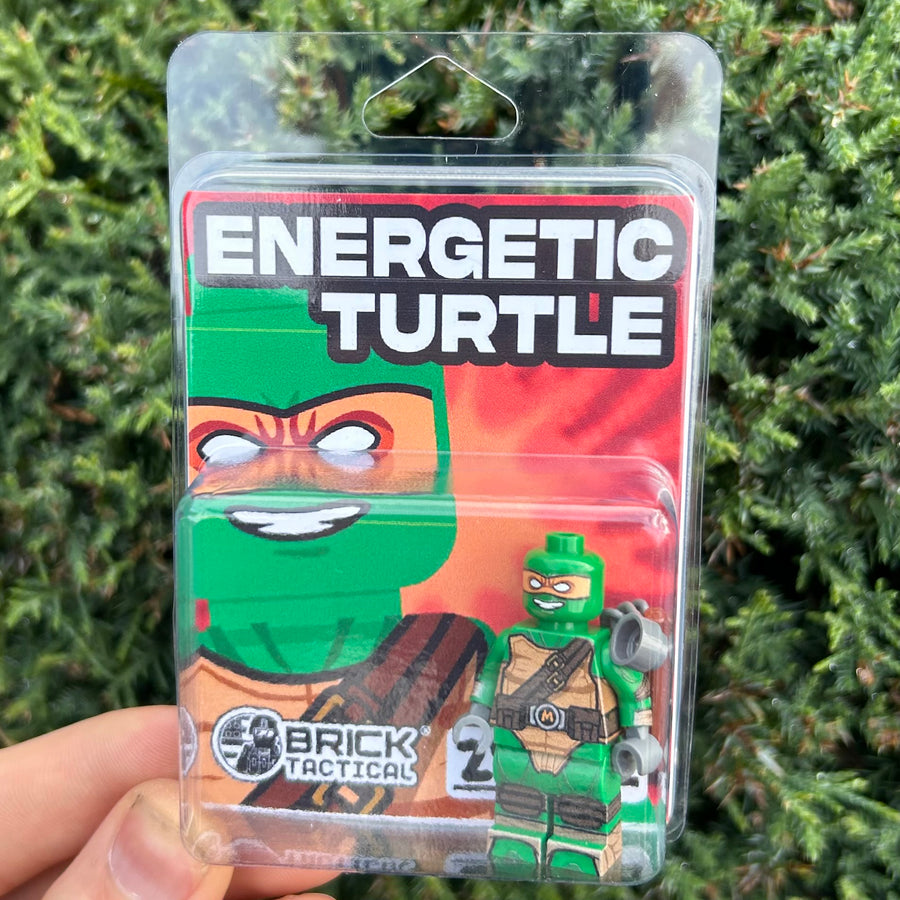 Energetic Turtle - LIMITED EDITION 1/72 – custom LEGO-compatible minifigure item by BrickTactical, alternate view
