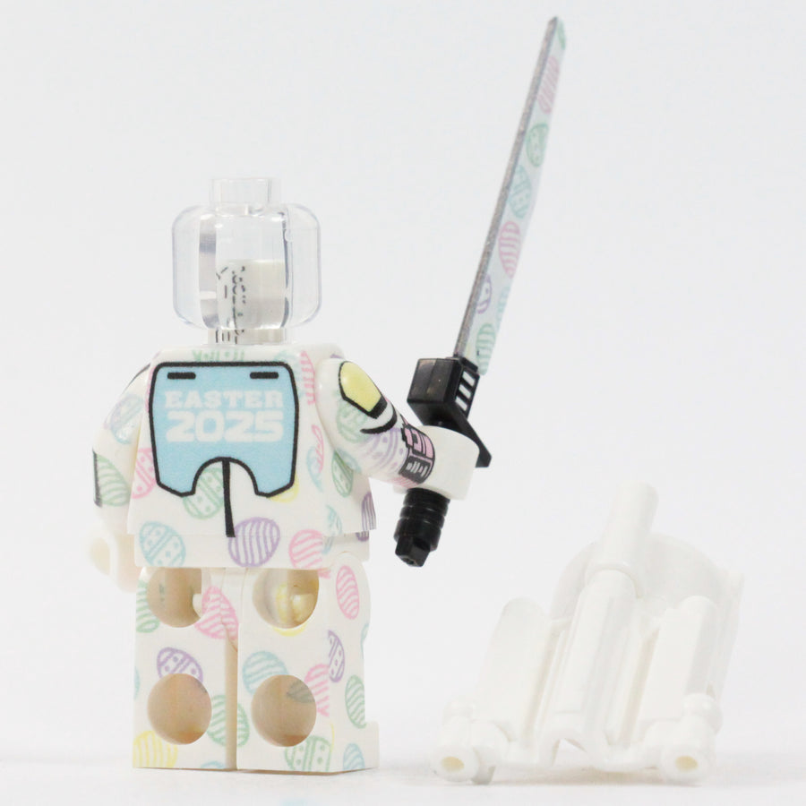 Easter Bounty Hunter - LIMITED EDITION 1/36 – custom LEGO-compatible minifigure item by BrickTactical, alternate view