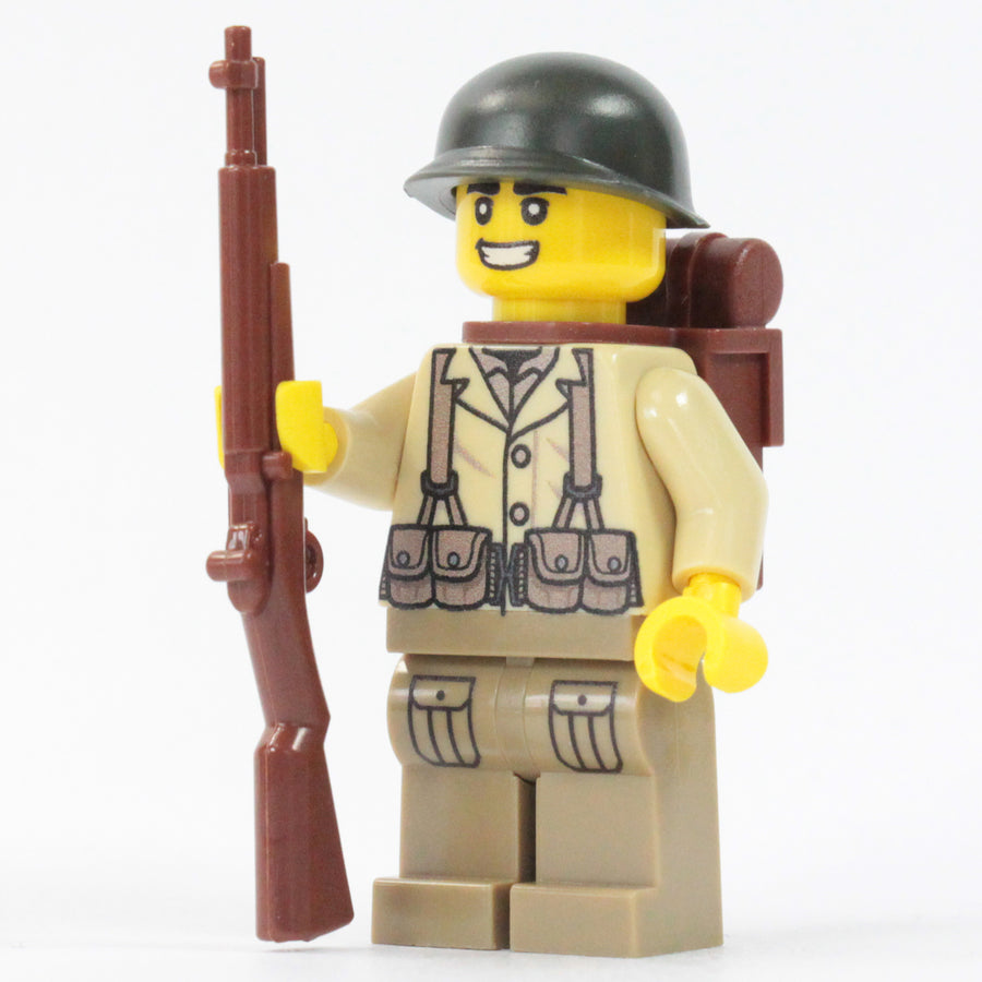 WW2 American Infantry – custom LEGO-compatible minifigure item by BrickTactical