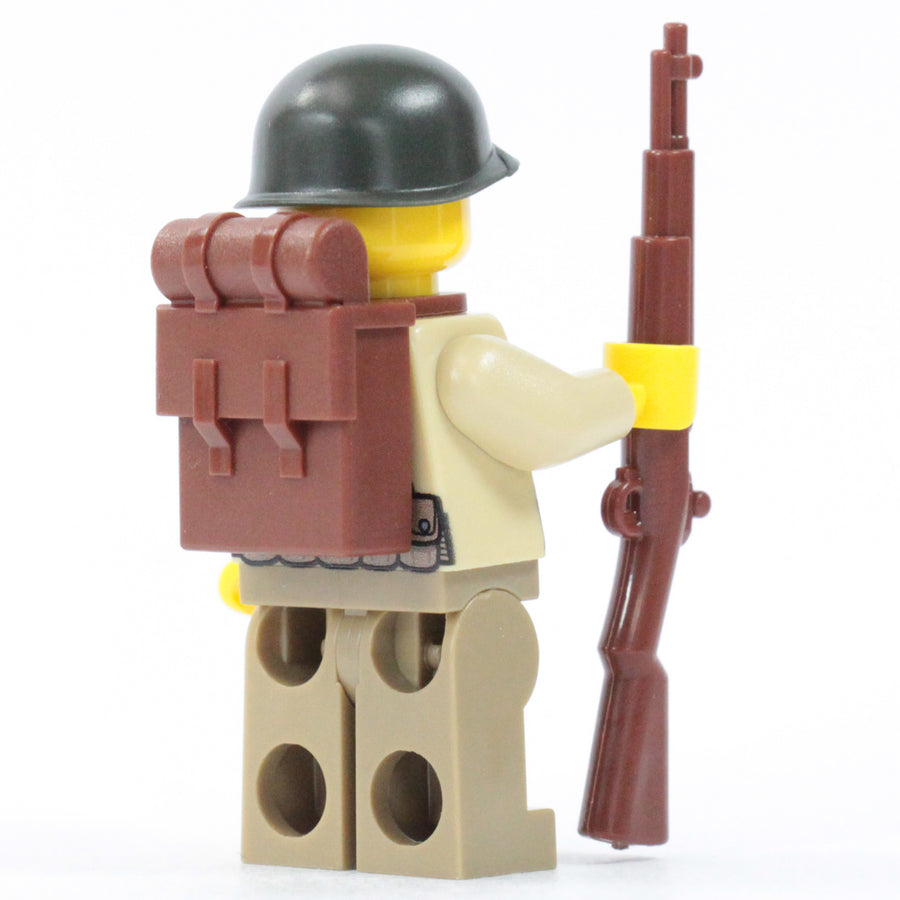 WW2 American Infantry – custom LEGO-compatible minifigure item by BrickTactical, alternate view