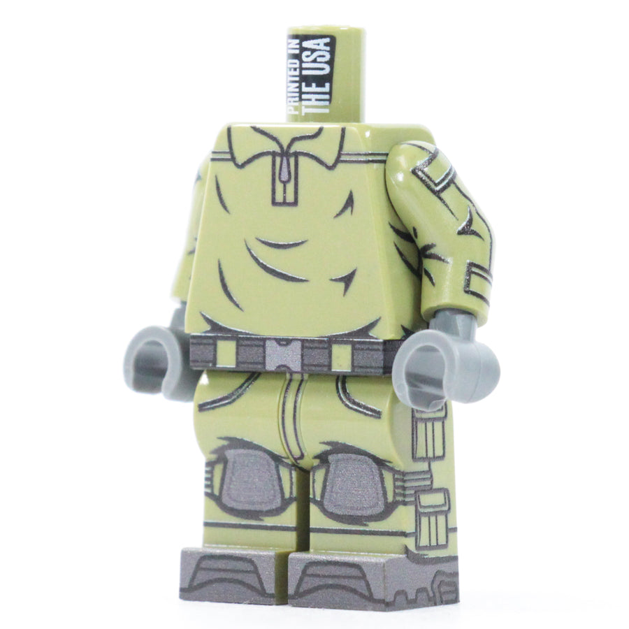 Military Uniform Body – custom LEGO-compatible minifigure item by BrickTactical, alternate view