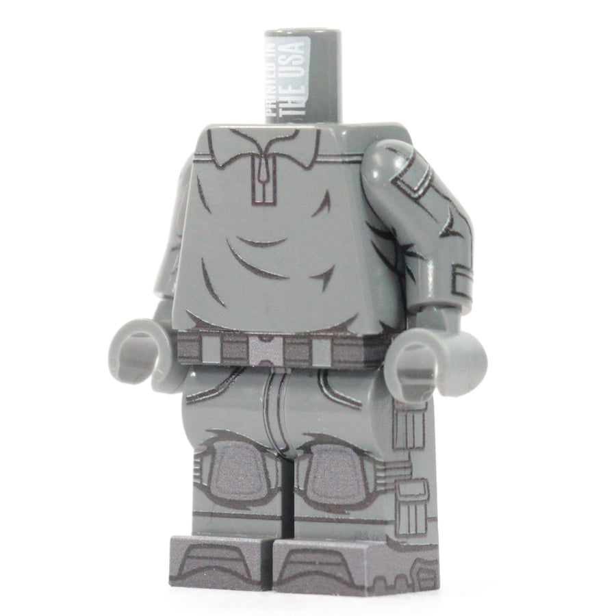 Military Uniform Body – custom LEGO-compatible minifigure item by BrickTactical, alternate view