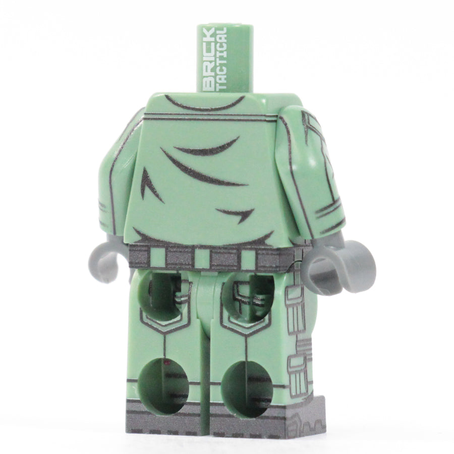 Military Uniform Body – custom LEGO-compatible minifigure item by BrickTactical, alternate view