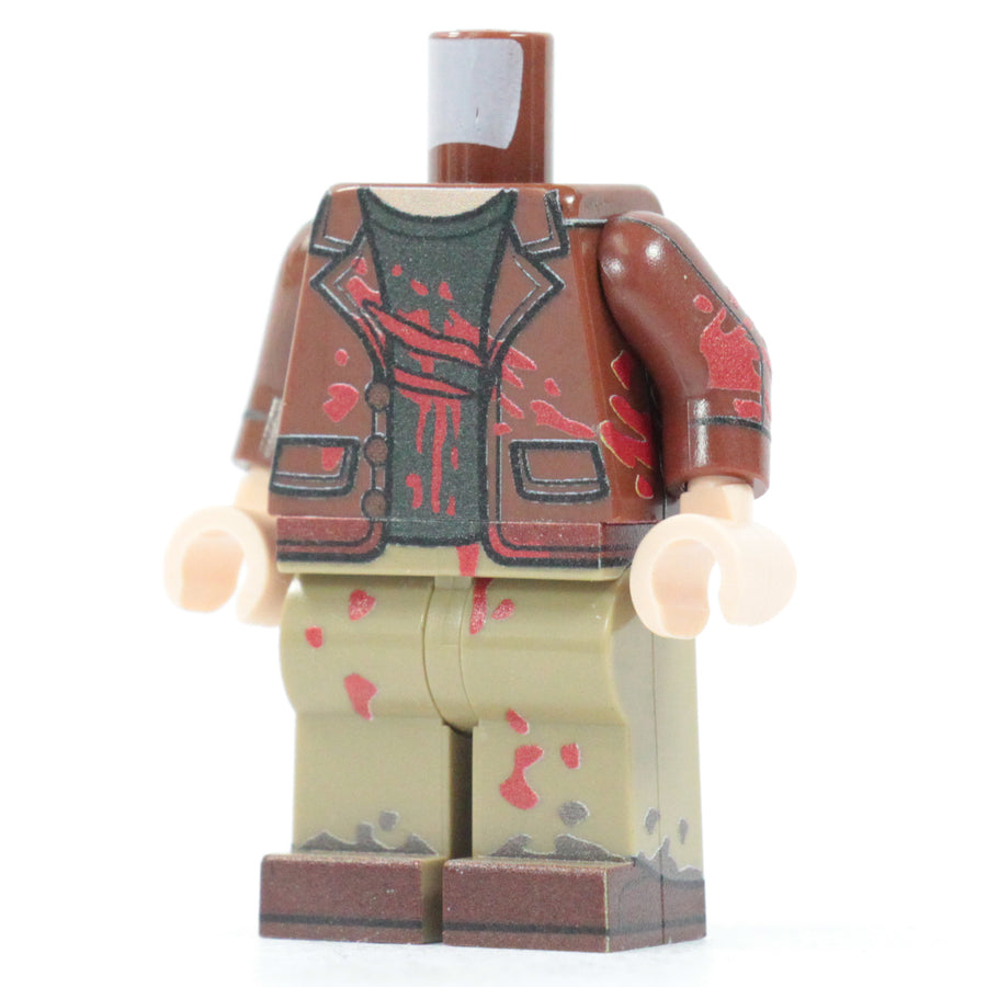 Zombie Survivor Body – custom LEGO-compatible minifigure item by BrickTactical