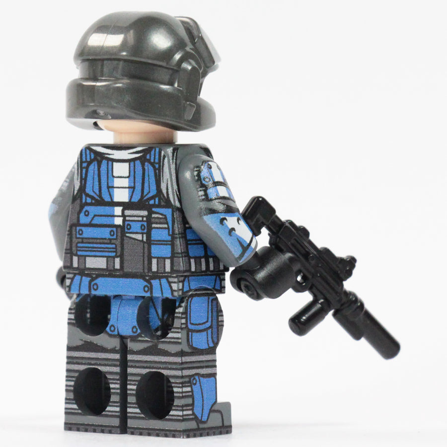 Space Marine Commando – custom LEGO-compatible minifigure item by BrickTactical, alternate view