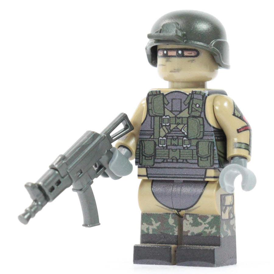 Machine Gun Operator – custom LEGO-compatible minifigure item by BrickTactical
