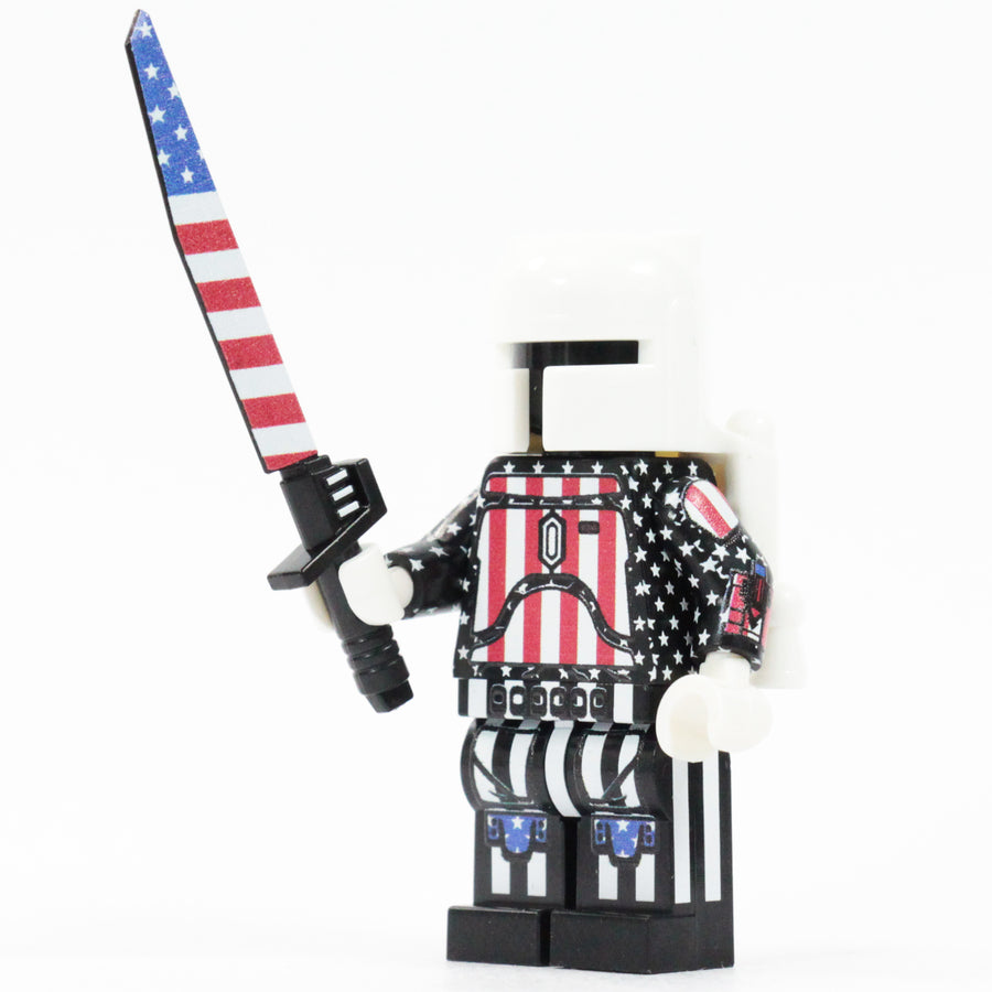 BrickTactical Custom LEGO Minifigure American Bounty Hunter Limited Edition 1/36