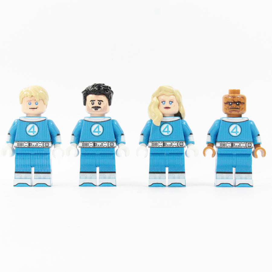 The Core Four – custom LEGO-compatible minifigure item by BrickTactical, alternate view