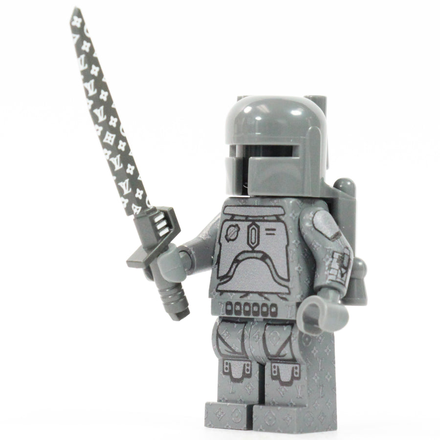 Gray Designer Bounty Hunter - LIMITED EDITION 1/36 – custom LEGO-compatible minifigure item by BrickTactical