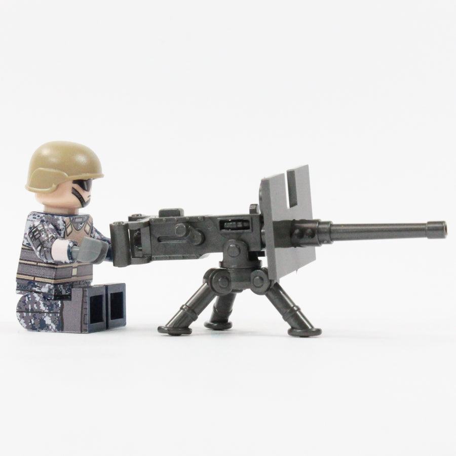 Heavy Support Gunner – custom LEGO-compatible minifigure item by BrickTactical, alternate view