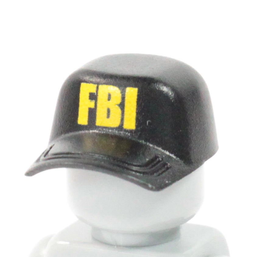 FBI Cap – custom LEGO-compatible minifigure item by BrickTactical