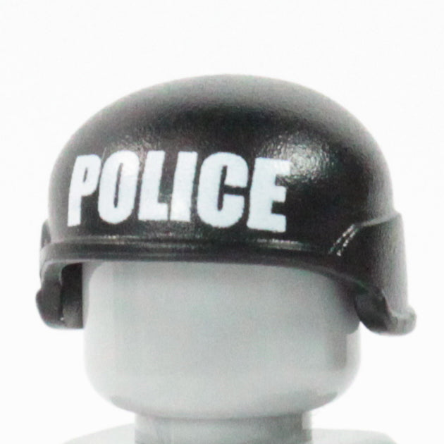 Police Helmet – custom LEGO-compatible minifigure item by BrickTactical