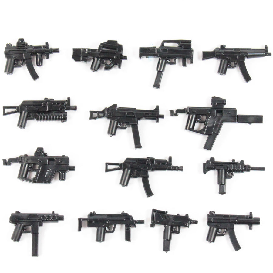 Sub Machine Gun Pack – custom LEGO-compatible minifigure item by BrickTactical