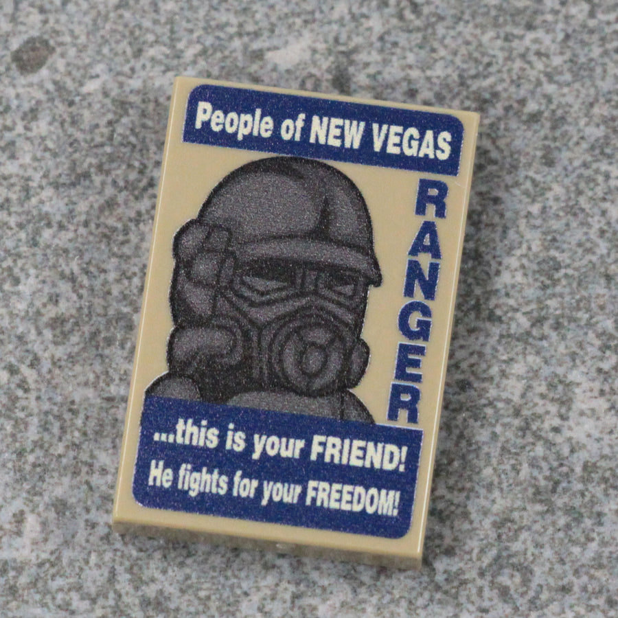 Ranger Tile – custom LEGO-compatible minifigure item by BrickTactical