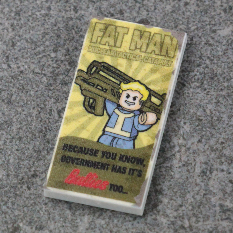 Tactical Catapult Poster Tile – custom LEGO-compatible minifigure item by BrickTactical