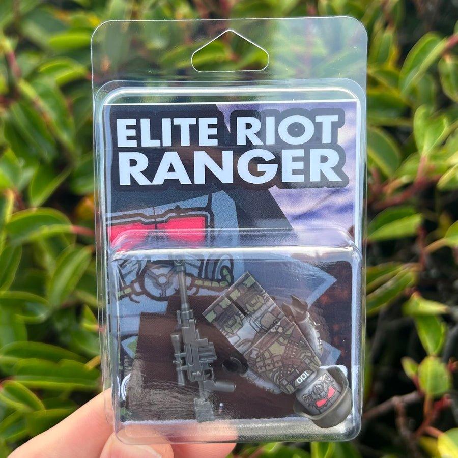 Elite Riot Ranger - LIMITED EDITION 1/108 – custom LEGO-compatible minifigure item by BrickTactical, alternate view