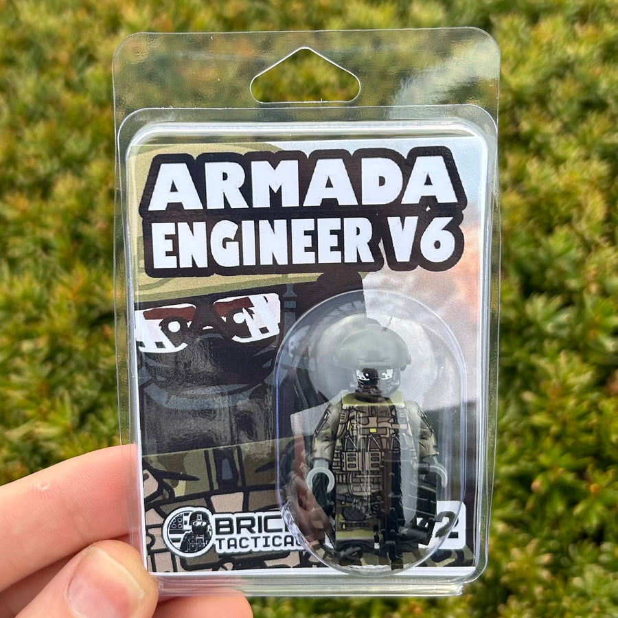 BrickTactical Custom LEGO Minifigure Armada Engineer V6 Limited Edition 1/72 view 2
