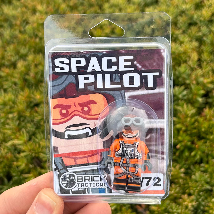 Space Pilot - LIMITED EDITION 1/72 – custom LEGO-compatible minifigure item by BrickTactical, alternate view