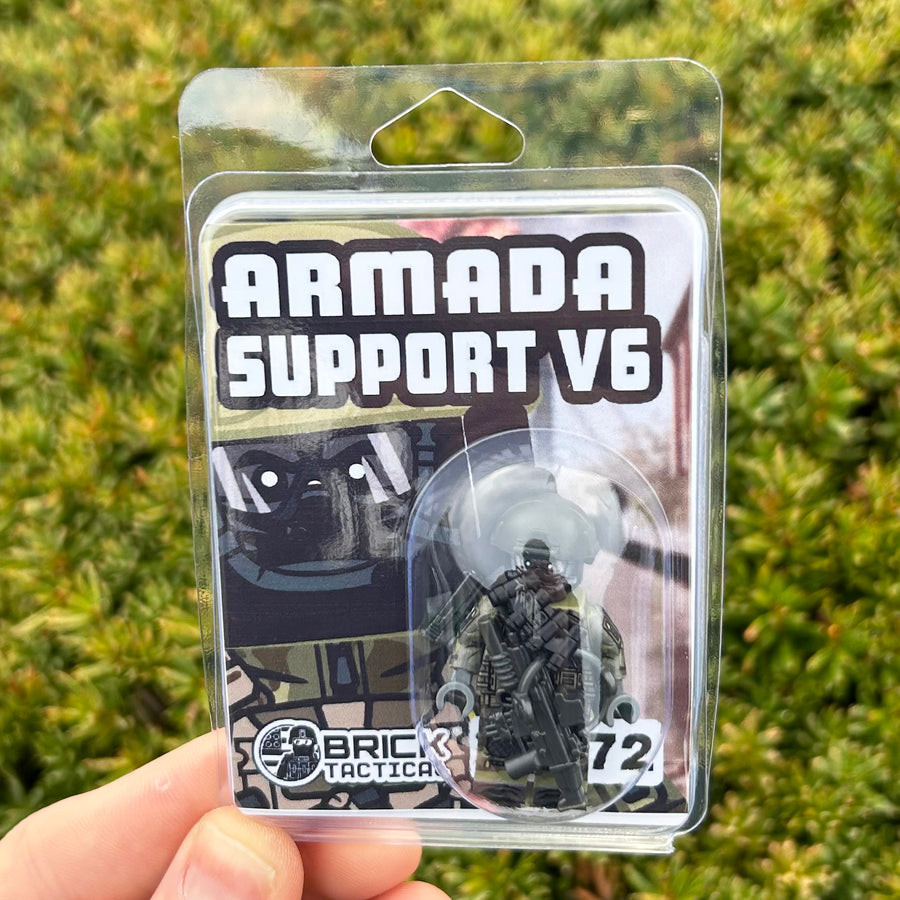 BrickTactical Custom LEGO Minifigure Armada Support V6 Limited Edition 1/72 view 2