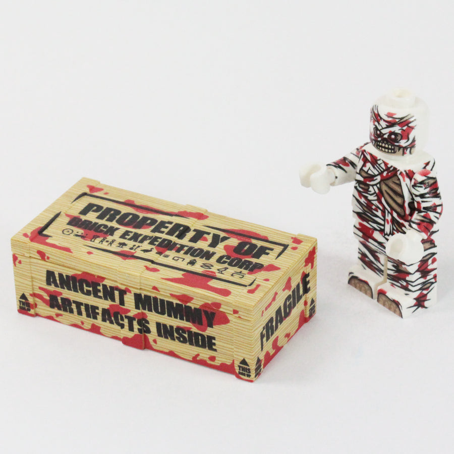 BrickTactical Custom LEGO Minifigure Bloody Mummy Limited Edition 1/72 view 3