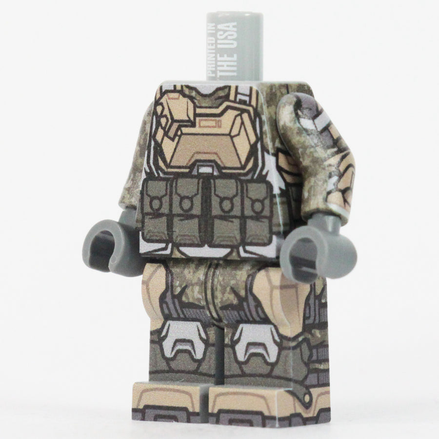 Light Grey Marine Body #2 – custom LEGO-compatible minifigure item by BrickTactical
