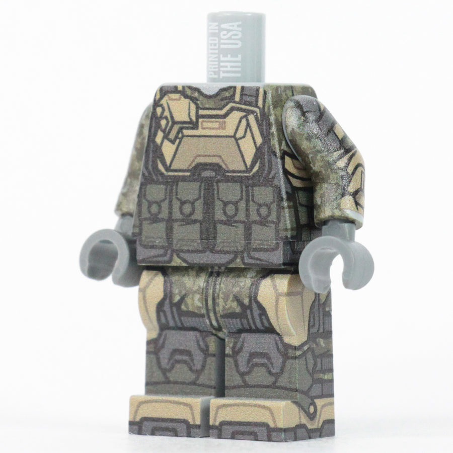 Light Grey Marine Body #3 – custom LEGO-compatible minifigure item by BrickTactical
