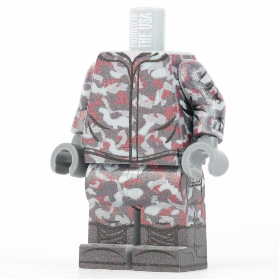 Red Urban Camo Body – custom LEGO-compatible minifigure item by BrickTactical
