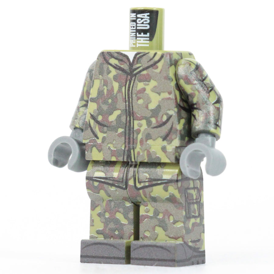 Woodland Camo Body #2 – custom LEGO-compatible minifigure item by BrickTactical