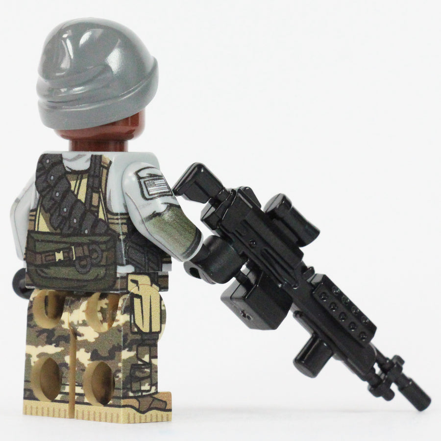 Tombstone Operator - LIMITED EDITION 1/72 – custom LEGO-compatible minifigure item by BrickTactical, alternate view